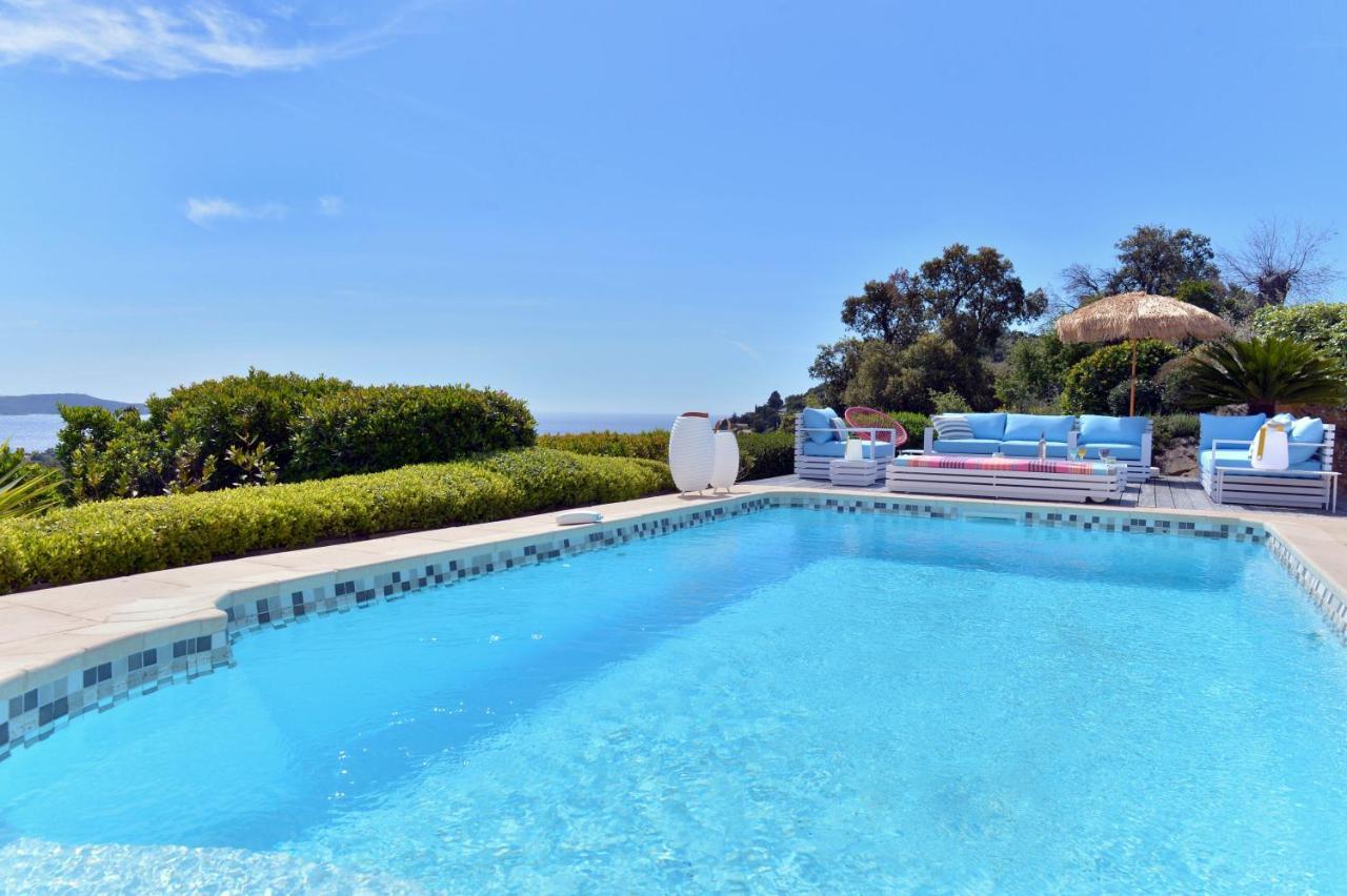 Villa Jucanos - Vue Mer Panoramique Golfe De St-Tropez Cavalaire-sur-Mer Exterior foto
