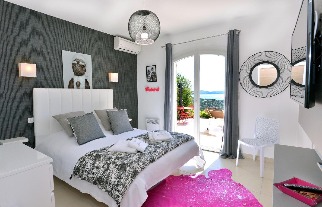 Villa Jucanos - Vue Mer Panoramique Golfe De St-Tropez Cavalaire-sur-Mer Exterior foto